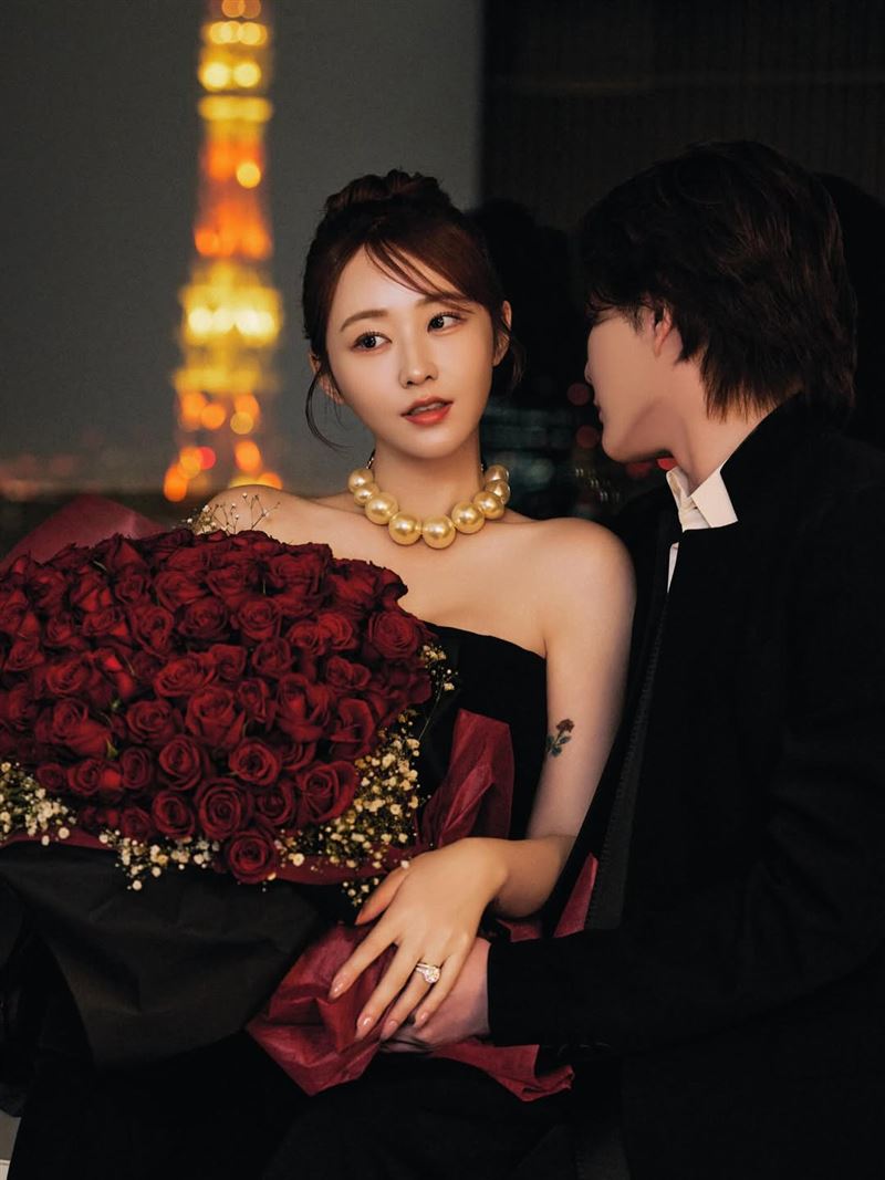 橋本甜歌閃婚三崎優太。(圖/翻攝自橋本甜歌、三崎優太IG)