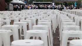 民眾黨號召支持者上凱道挺柯文哲台灣民眾黨29日在凱達格蘭大道舉行「戰！329上凱道討公道」活動力挺前主席柯文哲，現場已完成座椅與舞台布置，民眾陸續到場。中央社記者鄭清元攝　115年3月29日