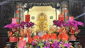 ▲恭祝觀世音菩薩佛誕。（圖／記者林瓊玉拍攝）