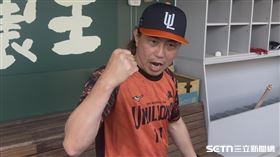 統一獅林岳平。（圖／記者黃耿誼攝影）