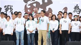 民眾黨黨主席黃國昌致詞。（圖／記者鄭孟晃攝影）	