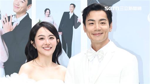 禾浩辰吳品潔甜辦婚禮　浪漫花海環繞美炸