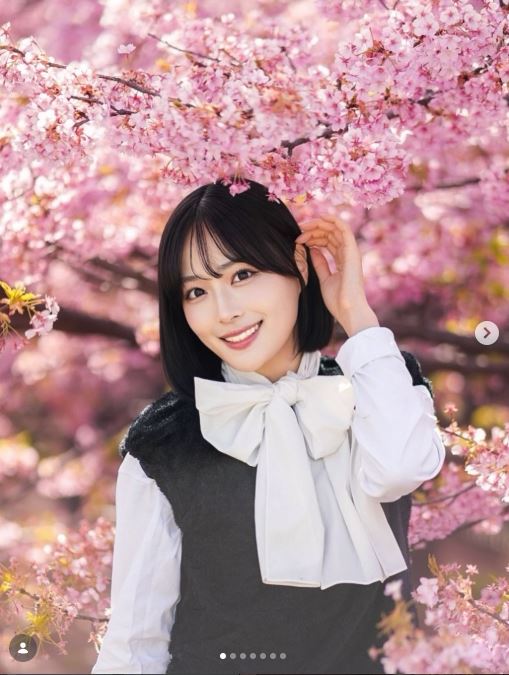 田中葵在學期間已接受主播培訓,如今獲獎獲簽約當藝人,強勢出道。(圖/翻攝自X平台 @AoiTanaka04)