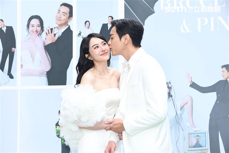 禾浩辰、吳品潔今辦浪漫戶外婚禮。（圖／記者鄭孟晃攝影）