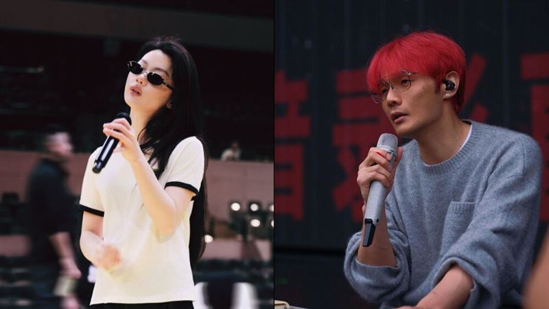 單依純當年是在《中國好聲音》中一戰成名，而李榮浩正是該節目的導師之一。（圖／翻攝自微博@單依純）