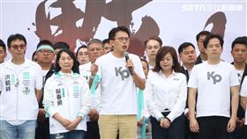 民眾黨黨主席黃國昌致詞。（圖／記者鄭孟晃攝影）	