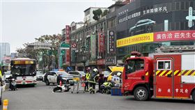 車禍事故現場情形。（圖／翻攝畫面）