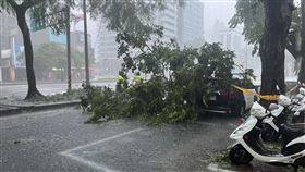 高雄,鼓山分局,龍華派出所,警車,凱米,颱風