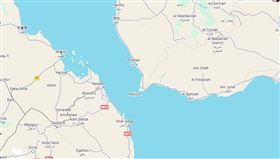 曼德海峽。（圖／翻攝自谷歌地圖）