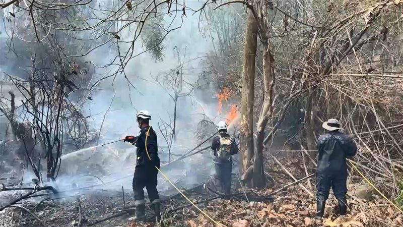 公墓火如煉獄！大批警消趕救援累爆