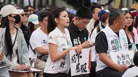 被稱為「小草女神」劉芩妤上凱道挺柯文哲。（圖／翻攝自Mimi 劉芩妤臉書）