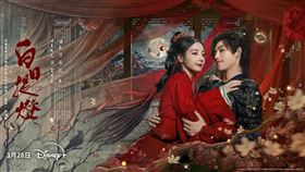 迪麗熱巴攜手陳飛宇主演新作《白日提燈》話題飆升，沒想到男方過往爭議再度被起底，讓作品討論度瞬間轉向八卦風暴。（圖／Disney+提供）