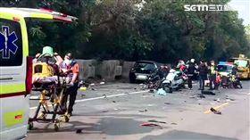 安定區,車禍,騎士,堤防,台南,逆向,（圖／翻攝畫面）