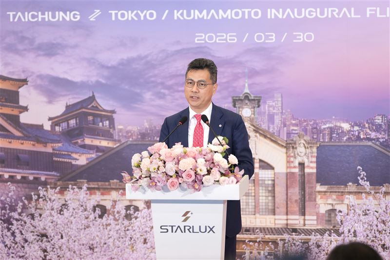 星宇航空執行長翟健華表示，星宇航空將持續深耕中部市場，優化航網布局，期待台中航線年底能增加到每週70班。（圖／星宇航空提供）