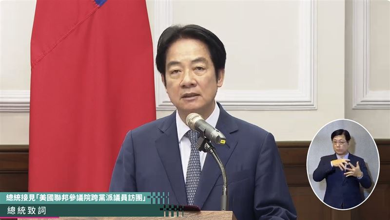 賴清德見美跨黨派議員:台灣防衛決心不變