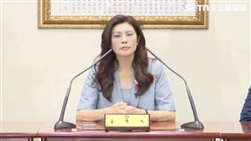 鄭麗文上午11時左右在國民黨中央黨部召開記者會，說明鄭習會。（圖／翻攝畫面）