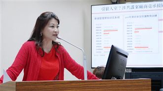 鄭盧疑對軍購不同調！林楚茵：兩面手法