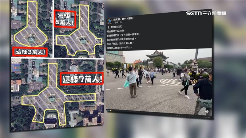 凱道討公道活動參與被質疑灌水，根據網路數據曲線圖不合常理