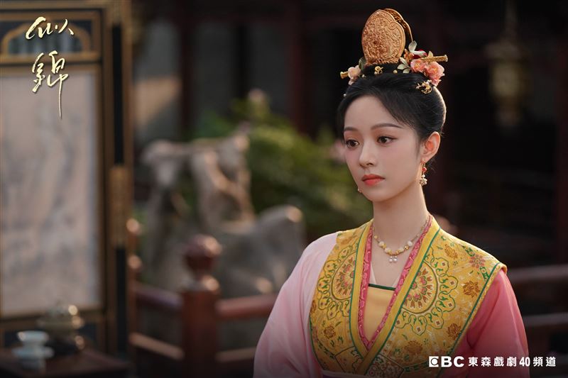 徐好飾演出身高貴的心機女「崔明月」，仗著皇室勢力狂傲跋扈。（圖／東森提供）