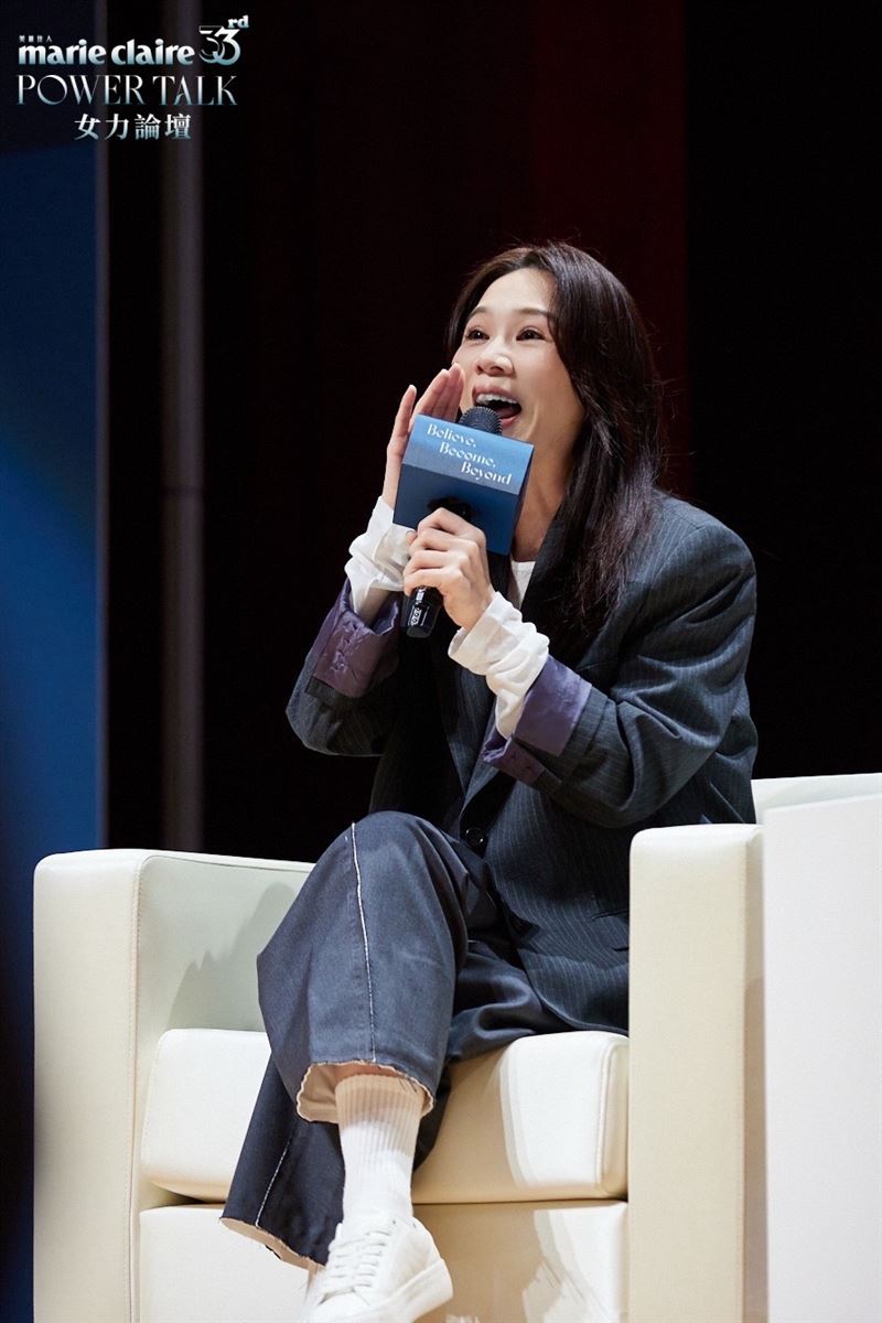 謝盈萱坦率談及自己對年齡的焦慮。(圖/Marie Claire 美麗佳人提供)