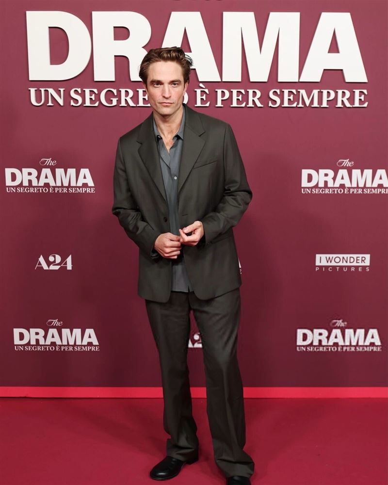 羅伯派汀森出席《抓馬戀人》羅馬首映會。（圖／采昌國際多媒體提供）