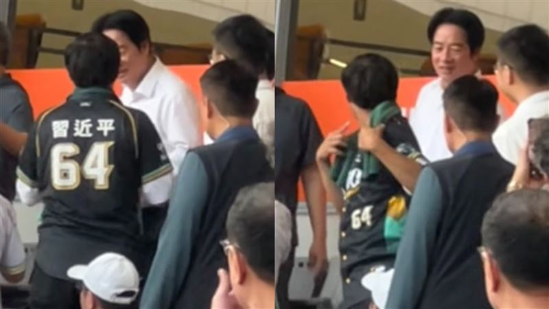 賴被要求「習近平64」球衣簽名!傻眼回應