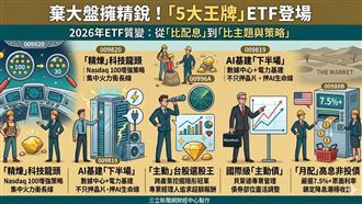 棄大盤擁精銳！「5大王牌」ETF登場