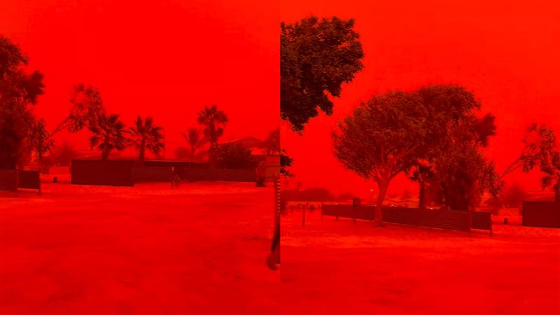 澳洲天空變「血紅」!民眾驚呼像末日