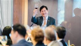 外交部長林佳龍午宴美國參議院跨黨派訪團，期盼與美方強化安全合作，共同維護和平。（圖／翻攝自外交部官網）