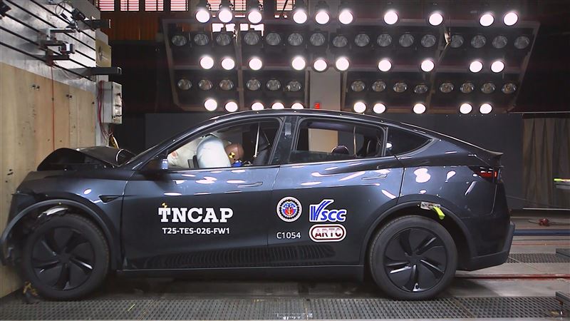 Model Y順利拿下5顆星評價。（圖／翻攝TNCAP網站）