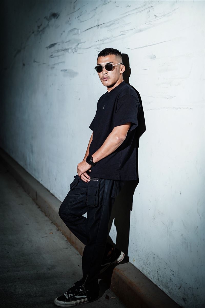 韓森透露格鬥選手在台灣發展其實十分辛苦。（圖／記者趙于瑩攝影）