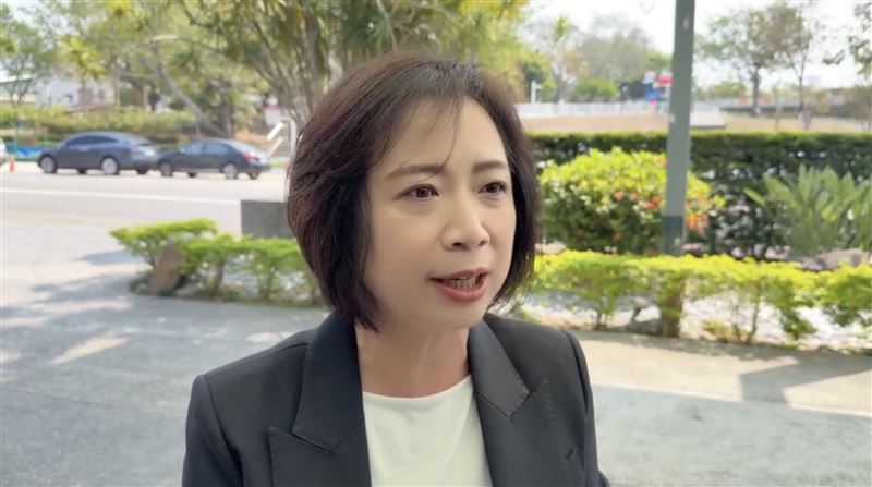 國民黨台中市長確定由江啟臣出戰，何欣純表示，早就做好一對一的對戰準備，會正面迎戰、全力以赴（圖／何欣純辦公室提供）