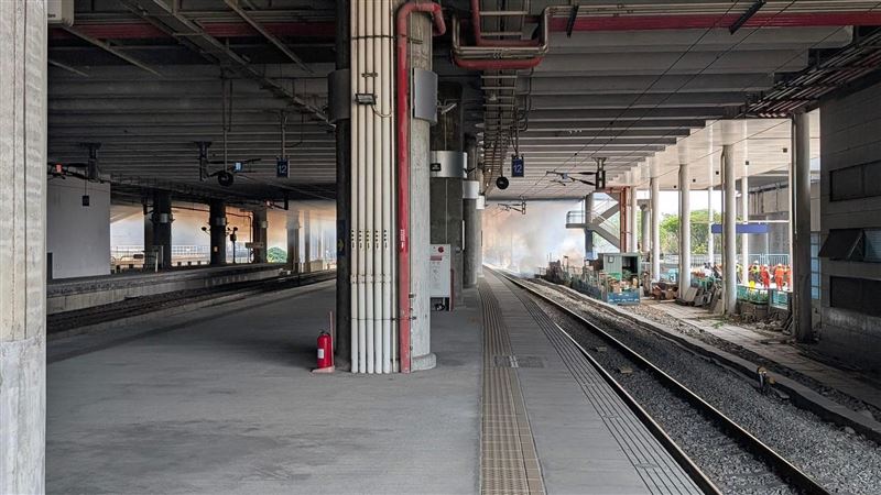 新/台鐵烏日站火警 西正線單線行車延遲