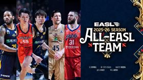 2025-26賽季東超年度最佳陣容。（圖／EASL提供） 