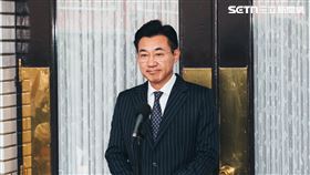 是否支持鄭習會？江啟臣則說，任何為台灣利益、國家安全、兩岸和平努力的，當然都期望能夠有好的結局。「那總是要有人去努力」，台灣最重要的就是團結一致爭取最大的利益。（圖／記者楊士誼攝影）