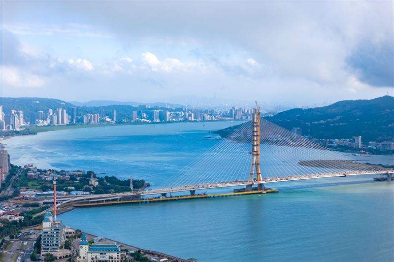 淡江大橋即將在五月完工。（圖／傑森全球整合行銷提供）