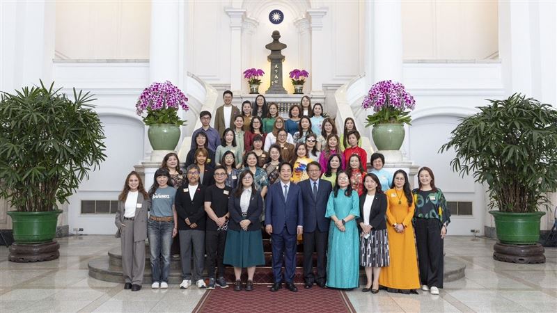 新住民參訪總統府 賴清德:都是土地主人