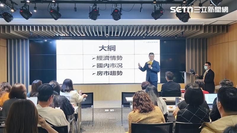 葉凌棋指出，央行政策希望房市軟著陸，房價持續修正盤整已是進行式。（圖／記者陳韋帆攝影）