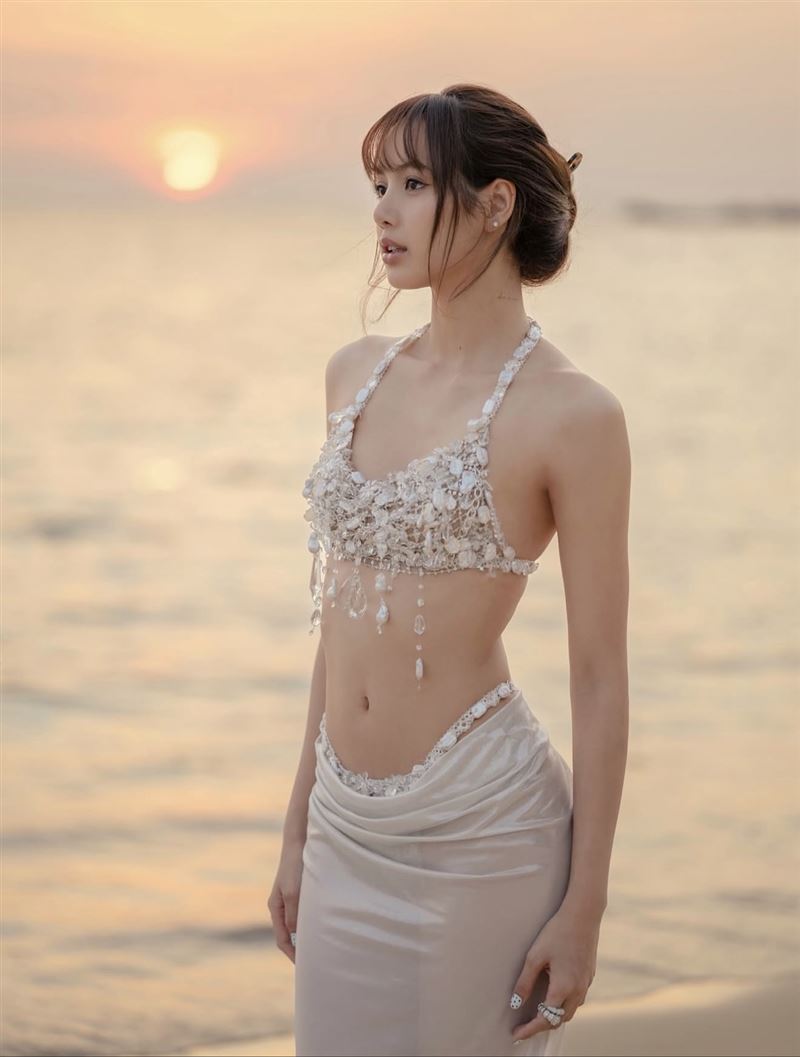 Lisa解放比基尼。（圖／翻攝自IG）