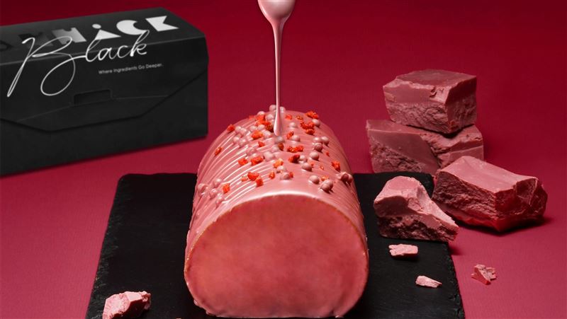 紅寶石巧克力脆皮生乳捲　快約媽奢華開吃