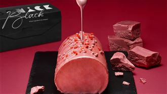 紅寶石巧克力脆皮生乳捲　快約媽奢華開吃