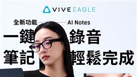全新「VIVE AI語音摘錄」支援12種語言逐字稿與摘要，三個月免費試用方案同步上線。（圖／宏達電提供） 