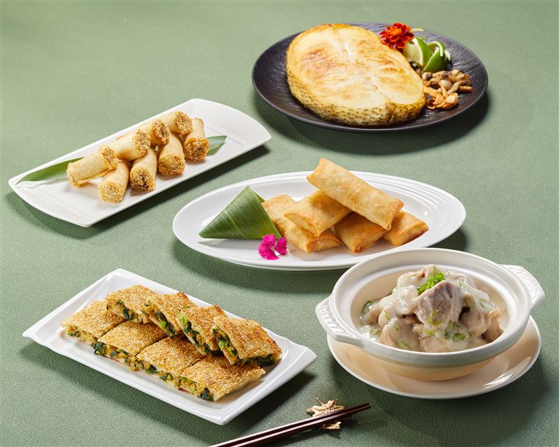 圓苑餐廳以當令食材為靈感，推出一系列春季限定佳餚，道道呈現湯鮮味醇、細膩溫潤的春日風味。（圖／飯店旅宿業者提供）