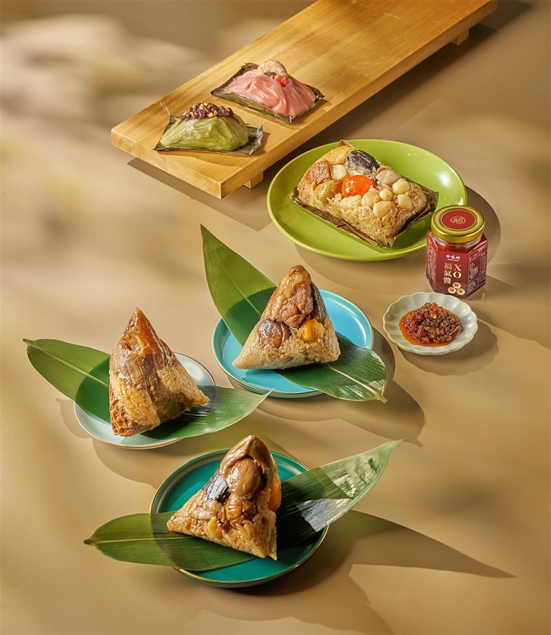 珍珠坊和江南春二大餐廳，攜手打造滬廣山海珍饌粽禮，展現出台北福華傳承四十年的好手藝。（圖／飯店旅宿業者提供）