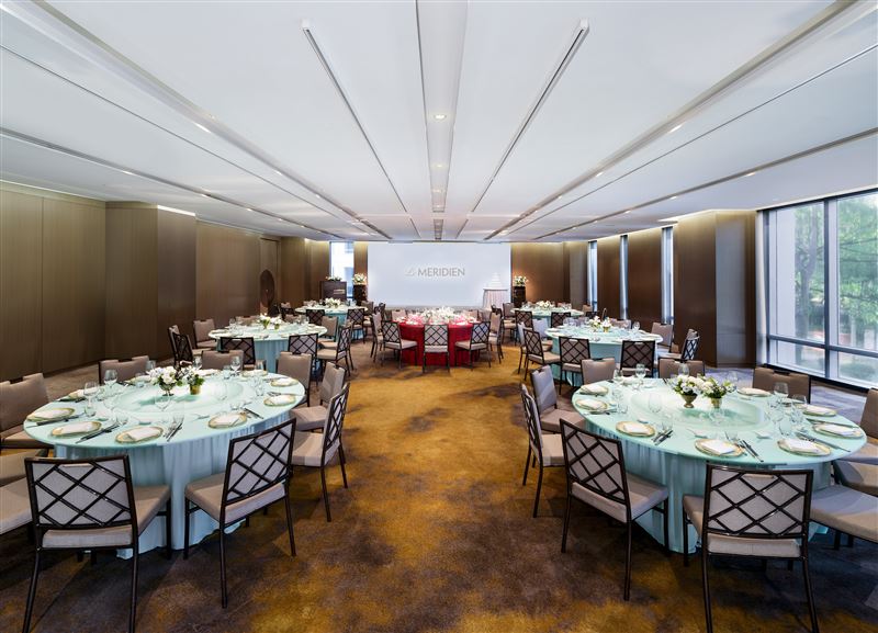 台北寒舍艾美酒店宴會廳2樓軒轅廳。（圖／飯店旅宿業者提供）