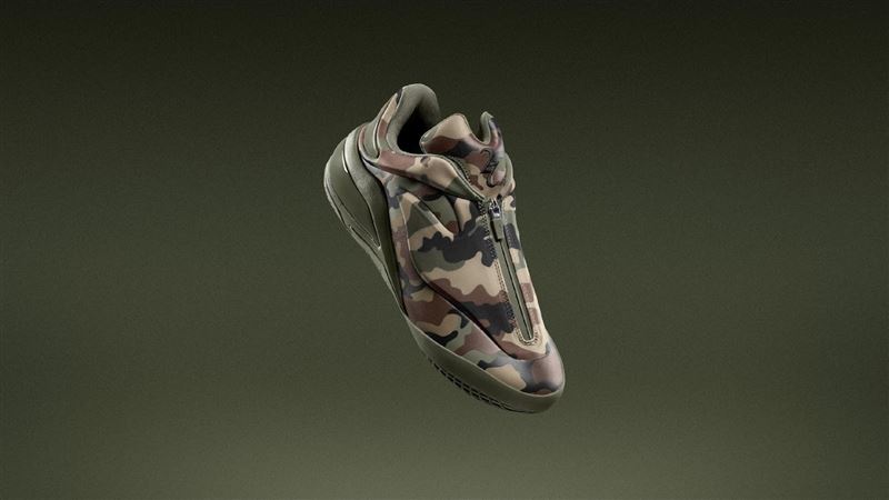 CONVERSE SHAI 001首次推出全鞋身印花設計，以搶眼的迷彩配色呈現。（圖／品牌業者提供）