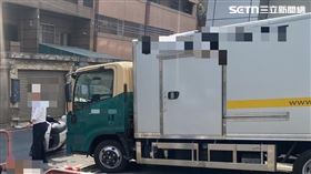 墜樓,意外,貨車,燒肉粽,翻版,台中,物流貨車（圖／民眾提供）