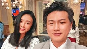 梁軒安（右）在法院上稱妻子蕭淑慎（左）知情他和R女交往，卻不願讓蕭淑慎出庭。（翻攝自梁軒安臉書）