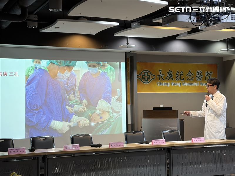 呂小姐接受「胎兒內視鏡脊柱裂修補微創手術」。（圖／記者簡浩正攝影）