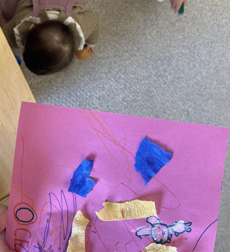 夏克立表示「有第二個小天使」，並表示她是女兒夏天的妹妹「Ocean」。（圖／翻攝自臉書）